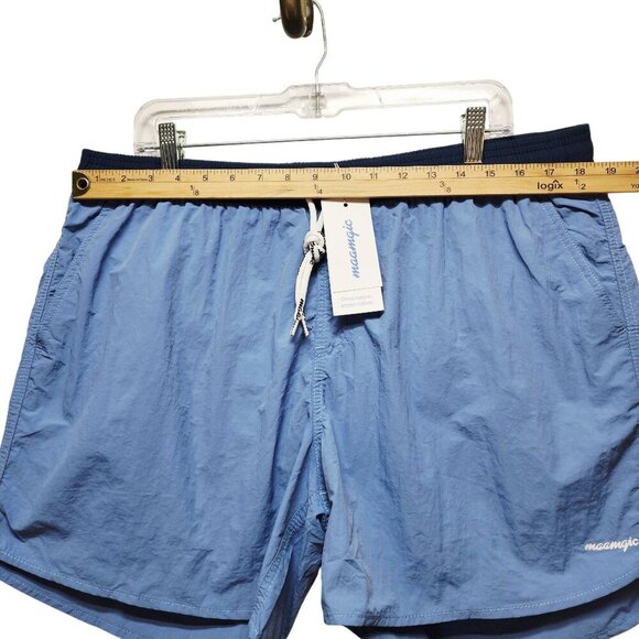 Maamgic Mens Swimming Shorts Size XXL Blue Quick-Dry Elastic Waistband - Picture 5 of 7